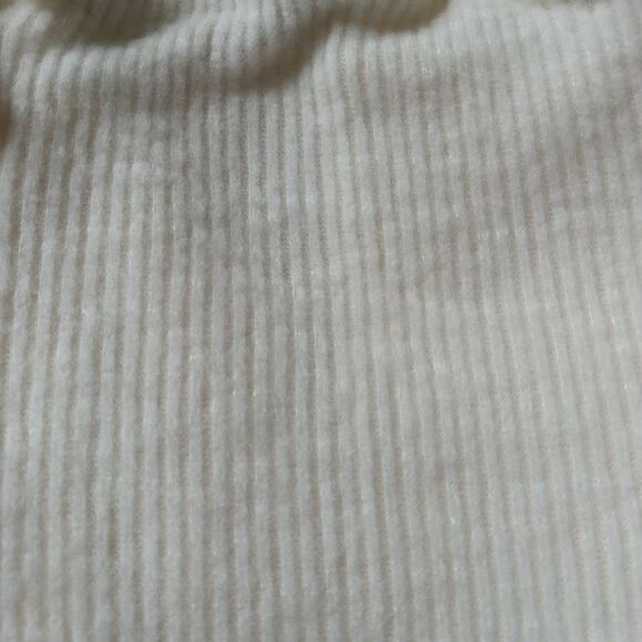 Treasure & Bond Ivory Cream Ribbed Drawstring Joggers Girls Size Large 10/12 - Picture 14 of 14